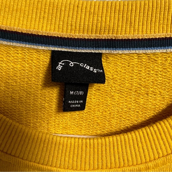 Tiger yellow sweatshirt size medium art class SKU#61 - Picture 3 of 3